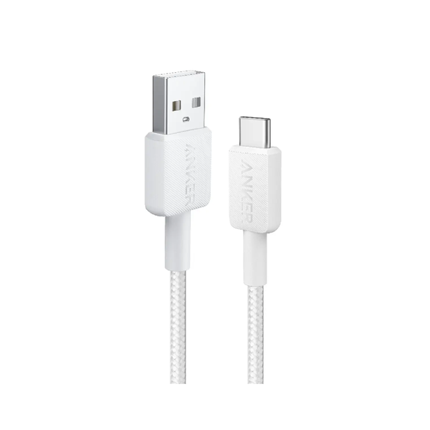 Anker 322 PowerLine USB-A to USB-C 1M Fast Charging - White | A81H5H21