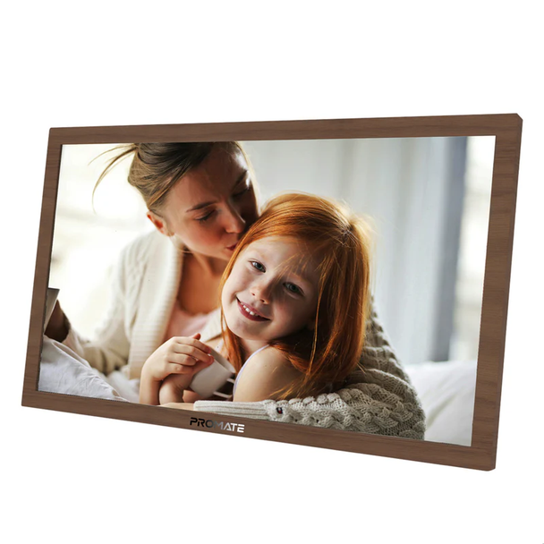Promate 15.6" Vibrant Full HD Smart Multimedia Wi-Fi Digital Photo Frame | MEMORIA-15