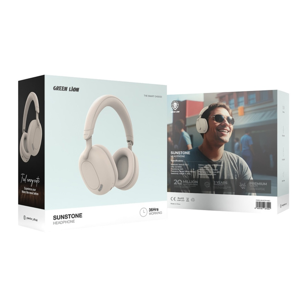 Green Lion Sunstone Headphone - Desert Titanium | GNSUNHDGNDTI