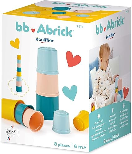 Ecoiffier bb Abrick Stacking Cups | 0007911
