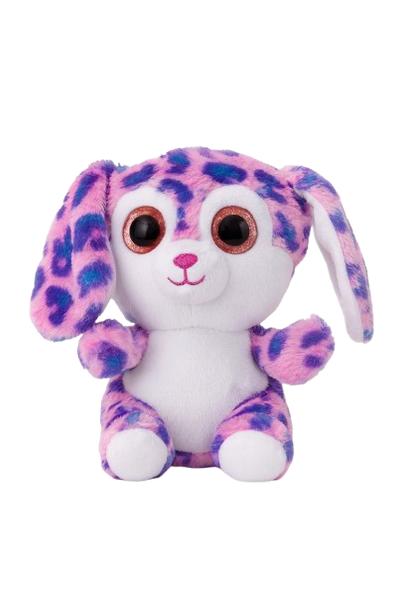 Purple Puppy Plush Toy - Cute Spotted Soft Stuffed Animal with Floppy Ears | 547-1