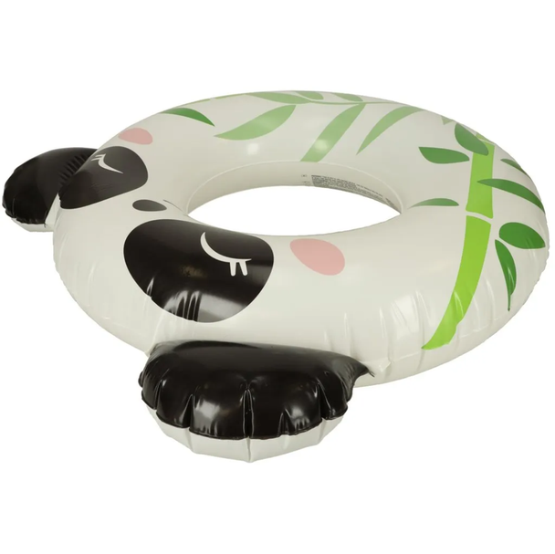 Bestway Inflatable Panda Swim Ring - White & Black | P-36351