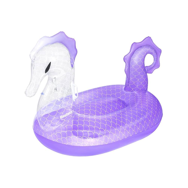 Bestway Inflatable Sea Horse Ride-On Pool Float - Purple | P-41505 Bestway Inflatable Sea Horse Ride-On Pool Float - Purple | P-41505
