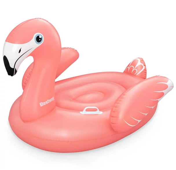 Bestway Inflatable Flamingo Ride-On Pool Float | P-41525 Bestway Inflatable Flamingo Ride-On Pool Float | P-41525
