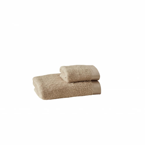 Karaca Home Paul 2Pcs Face Towel Set [Beige] | 8680214389157