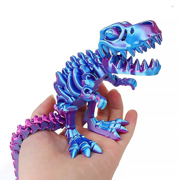 3D Model Dinosaur - Metallic Blue-Purple | D-021 3D Model Dinosaur - Metallic Blue-Purple | D-021