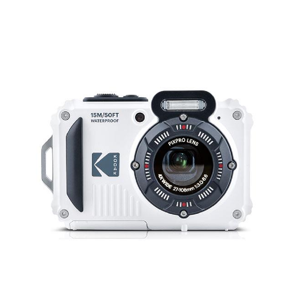Kodak PIXPRO Rugged Waterproof Shockproof Dustproof WiFi Digital Camera - White | WPZ2 Kodak PIXPRO Rugged Waterproof Shockproof Dustproof WiFi Digital Camera - White | WPZ2