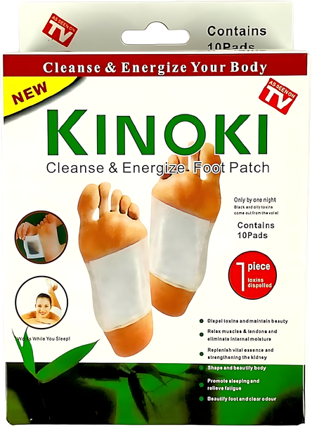 Kinoki Cleanse & Energize Foot Patch - 10 Pads