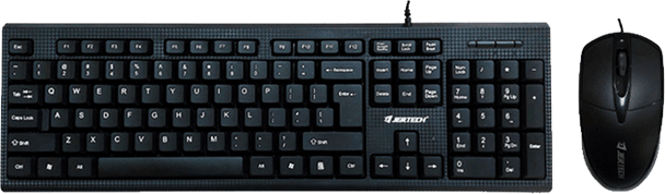 Jertech KM160 USB Keyboard & Mouse Combo | JK-SET-KM-160