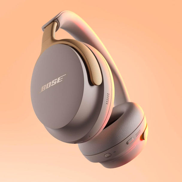 Bose QuietComfort Ultra — Wireless Noise Cancelling Headphones | Immersive Audio, 24H Battery | Sandstone