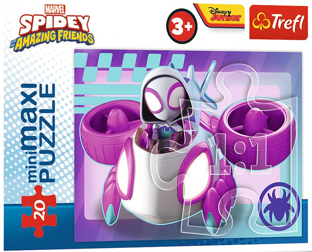 Trefl Marvel Spidey and His Amazing Friends - Maxi Puzzle Ghost-Spider 20 Pieces | 56035