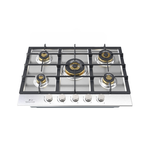 Queen Chef Built-in Gas Hob 5 Burners - Stainless Steel | QCHB70-5GS/S (B)