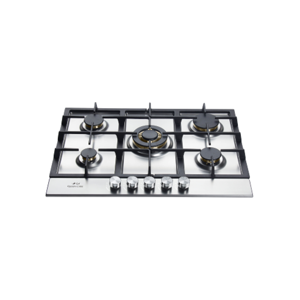 Queen Chef Built-in Gas Hob 5 Burners - Stainless Steel | QCHB70-5GS/S (A)