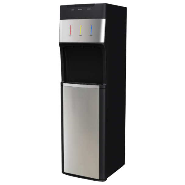 Queen Chef Bottom Loading 3-Tap Water Dispenser Cold, Normal & Hot, Anticalcaire Heater - Black | BY1185Q B