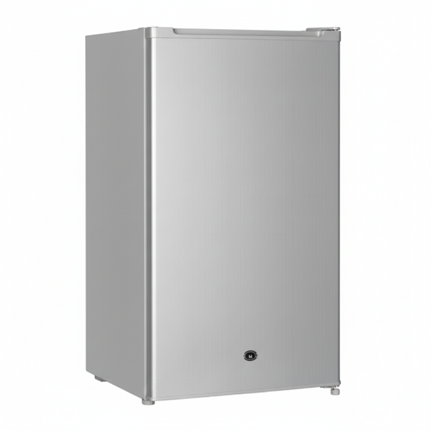 Queen Chef 100L One-Door Compact Fridge D-Frost - Silver | BC 100S