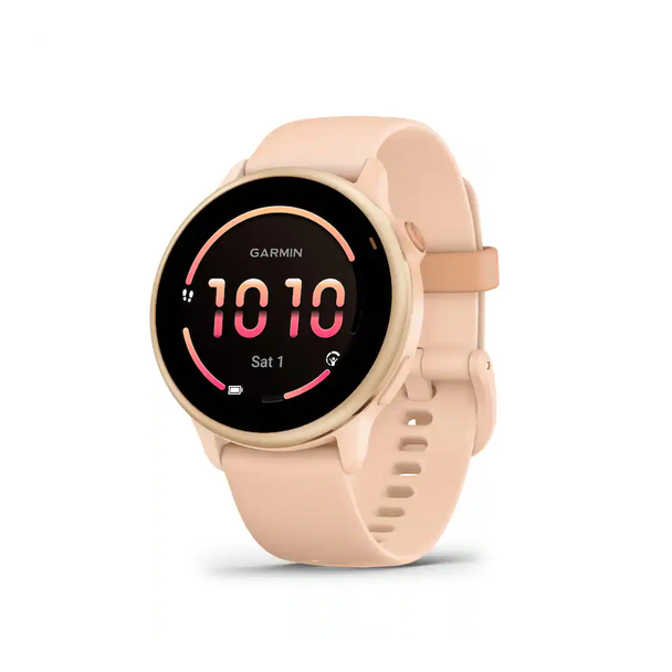 Garmin Vivoactive 6 Smartwatch - Metallic Pink Dawn with Pink Dawn Band | 010-02985-03