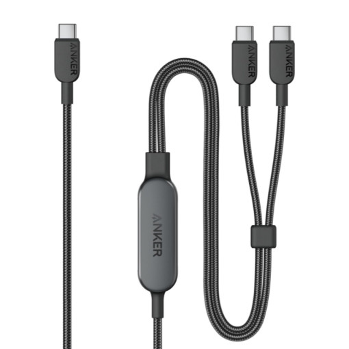 Anker 140W 2-in-1 USB-C to USB-C Cable 6Ft | A8895H12