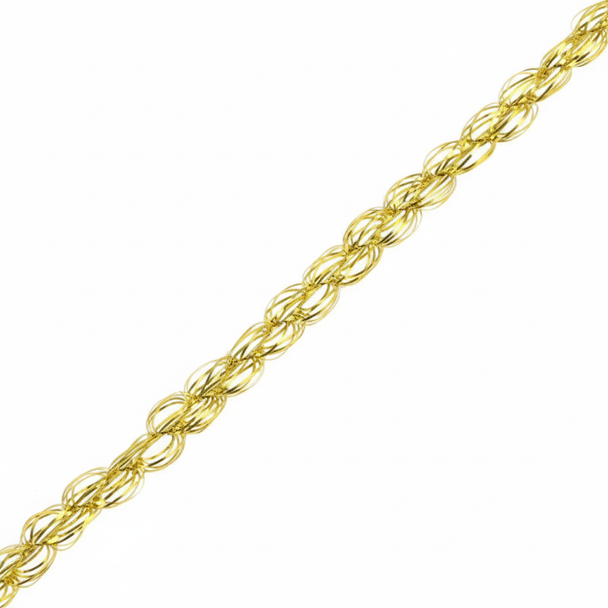 Twisted Rope Garland - Metallic Gold | ALXJ-8091