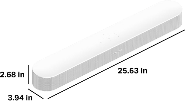Sonos Beam (Gen 2) - Smart Soundbar -  White