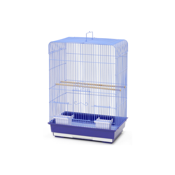 Lahoy Karawan Bird Cage - Purple Base with Feeders & Perches