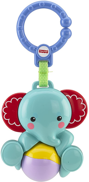 Fisher-Price Elephant Rattle Ball - Baby Sensory Toy | CBK74