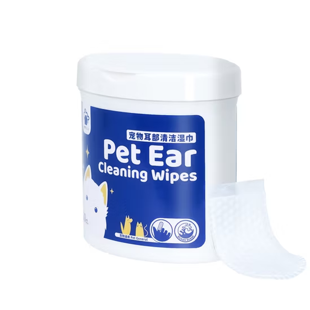 Pet Ear Wipes Cleaner - 130 Pieces - Pet Ear Cleaning Wipes for Dogs & Cats