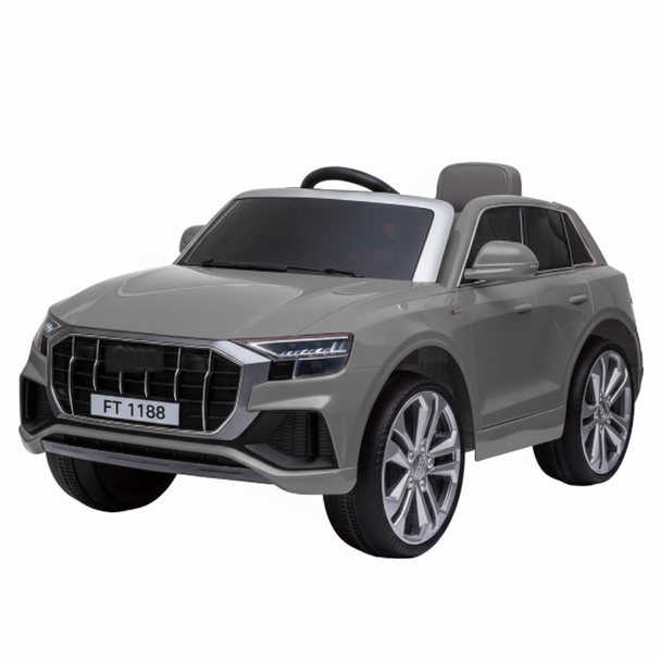 Super 12V Electric Ride-On Car for Kids - Grey | FT1188/G