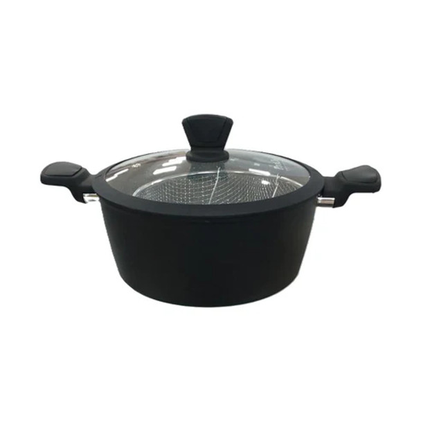BDR Granite Fryer Pan 26 cm with Silicone Lid | 5287710950039