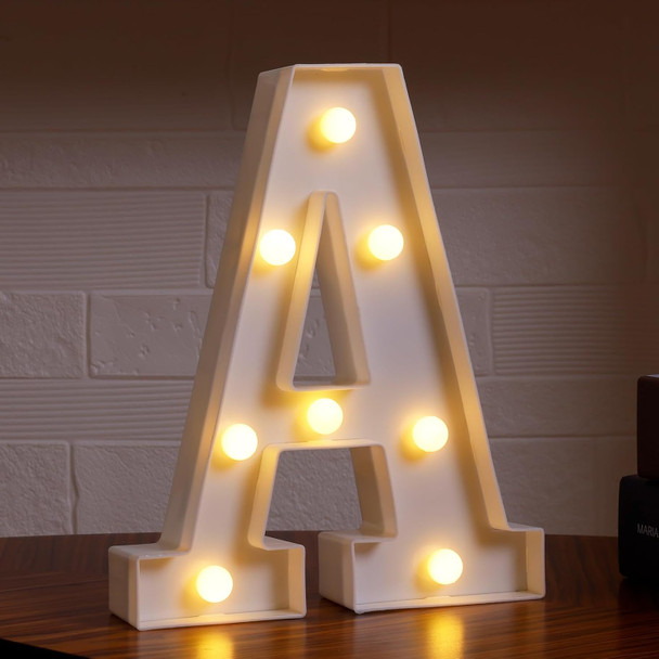LED Light Marquee Sign Decor - Letter A | 352-1/A