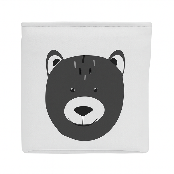 Animal Storage Box - Dark Grey Bear Design | 368-2