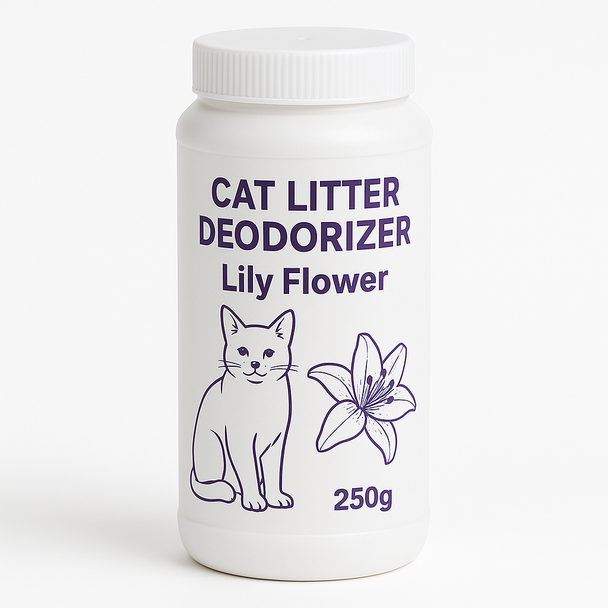 Cat Litter Deodorizer 250g - Lily Flower Scent - White | PET-CLT-WHT01