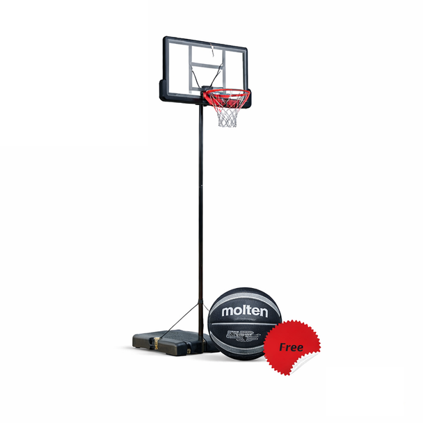 DunkMaster Basketball Hoop Stand – Free Molten Basketball