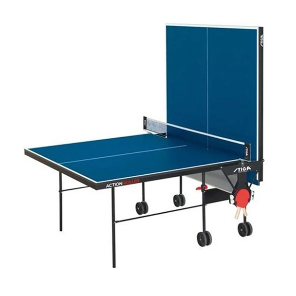 Stiga Action Roller Indoor Table Tennis Table with Net