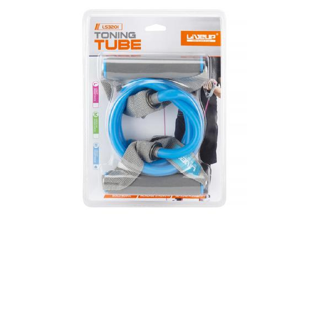 Toning Tube Exercise Resistance Band - Blue