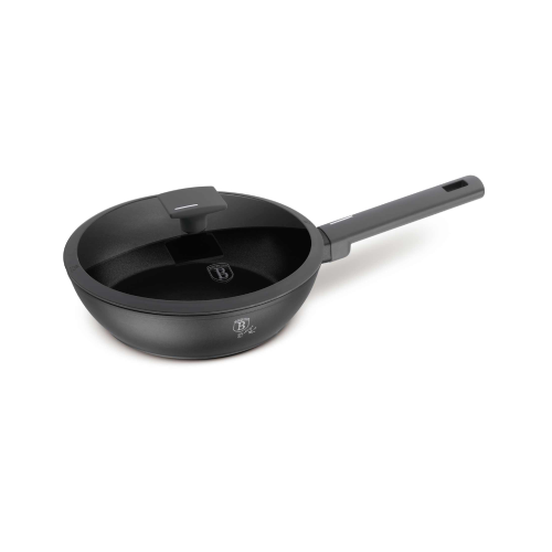 Berlinger Haus Deep Fry Pan With Lid 24 cm – Matte Anthracite | BH/8122