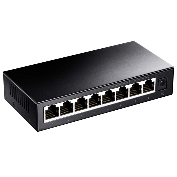 Cudy 8-Port Gigabit Ethernet PoE+ Switch - Unmanaged Network Switch | GS1008P