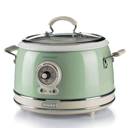 Ariete Vintage Rice Cooker & Slow Cooker - Green | 2904/04