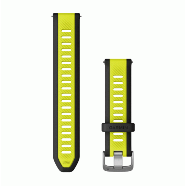 Garmin Quick Release Bands (20 mm) Amp Yellow/Black Band 20MM | 010-11251-AL