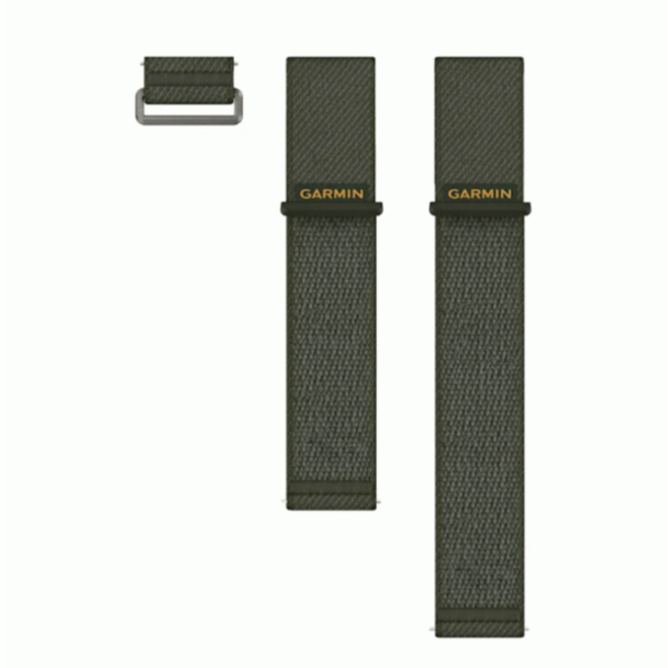 Garmin Quick Release Bands (24 mm) Venu X1 Moss ComfortFit Nylon Band | 010-13907-03