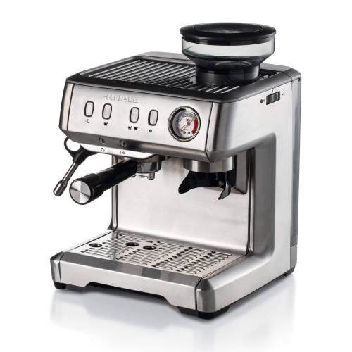 Ariete Metal Espresso Coffee Machine, Built-in Grinder 1600W | 1313
