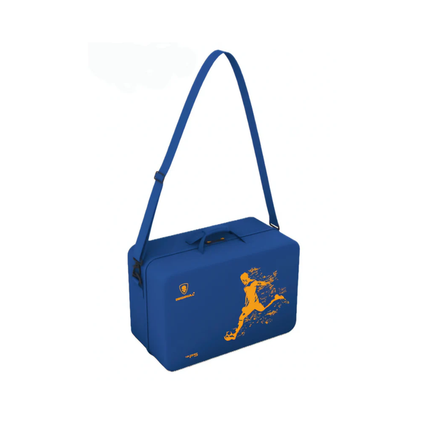 Deadskull Hard Carrying Case, Travel Bag for PS5 Slim Consoles - FC Edition - blue