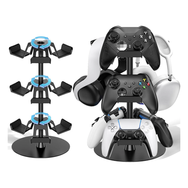 Oivo Universal Desk Stand For Controllers, Headset & Accessories - 3 Tiers