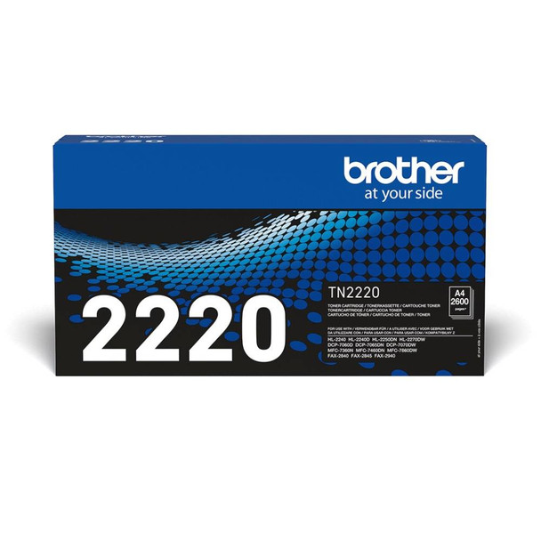 Brother TN2220 Black Original Laser Toner Cartridge | TN2220
