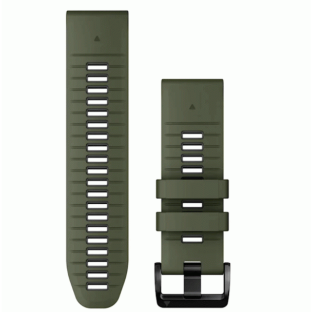 Garmin QuickFit 26 Watch Bands Moss/Graphite Silicone | 010-13281-07