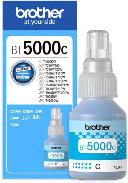 Brother BT5000C Original Cyan Ink Cartridge | BT5000C