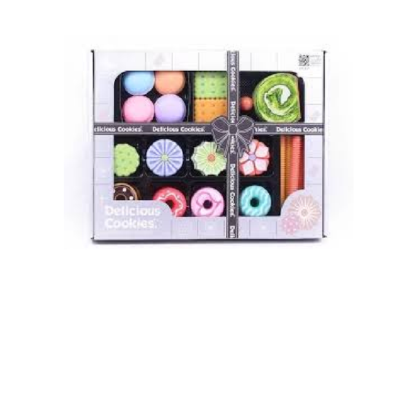 Kids Delicious Cookies Pretend Play Food Set – Colorful Assorted Cookies | 704