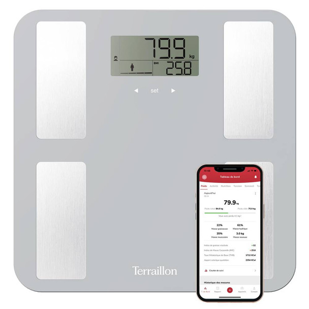 Terraillon Body Connect – Smart Weight & Health Monitoring Scale | 15287