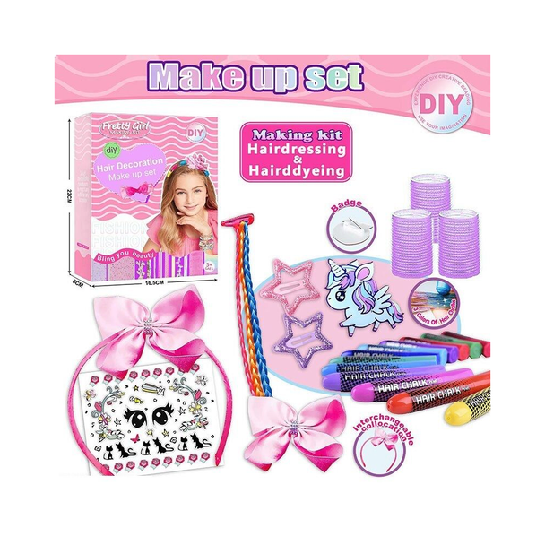 DIY Hair Decoration & Makeup Set – Hairdressing & Hair Dyeing Kit | L5305