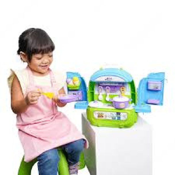 Kids Kitchen Playset Backpack – Foldable Pretend Cooking Set | LT008-996A