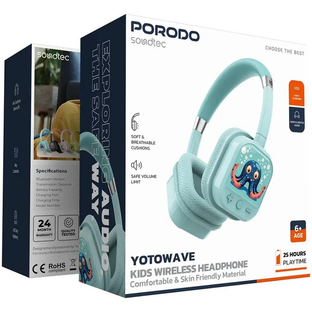 Porodo Soundtec 24W Speaker with Dual Wireless Microphone - Bright | PDSTC303BG